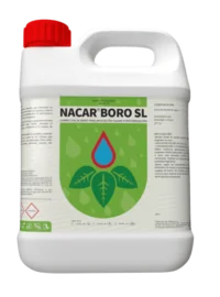 Nacar ® Boro SL es un fertilizante que ayuda en el trasporte y metabolismo de carbohidratos